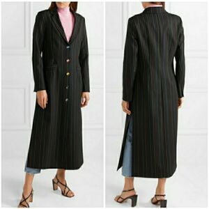 Staud Beatrice Rainbow Pin Stripe Jacket